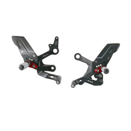 LighTech Fußrastenanlage R Type KTM 790 2018-2024 / 890 Duke 2020-2023