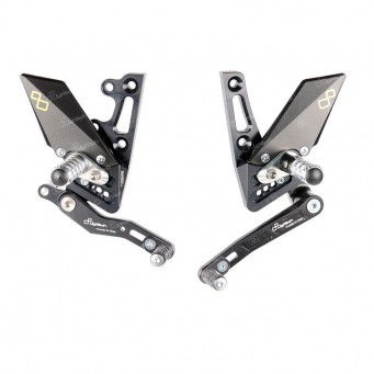 LighTech Footrest System with ECE for Speed Triple 1050/1050 R 2011-2018