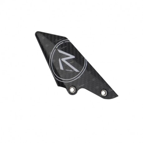 LightTech carbon fiber foot protectors, white, left/right