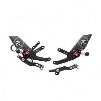 Commandes reculées Lightech S1000RR 2015-2018, S1000R 2017-2020