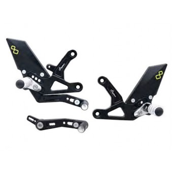 LightTech Fußrastenanlage für die Speed ​​Triple RR/RS 1200 2021–