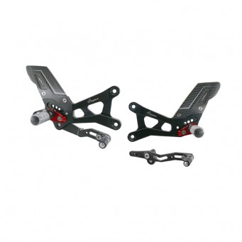 LighTech Rearset with ECE Yamaha R6 2017–2024