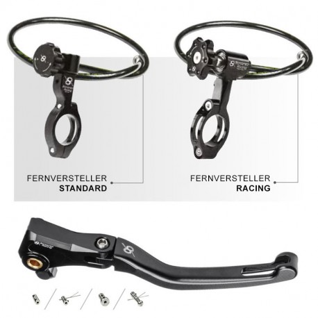 Bonamici Racing Brake lever with remote adjuster Brembo PR16x18 | PR19x18 