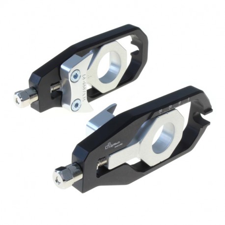 LighTech chain adjuster with rear brake caliper support pair for Yamaha YZF-R6 2017–
