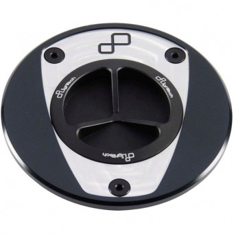 Bouchon de réservoir noir et blanc Ninja 400, ZX-6R 636 2019-2024, Z650, Z900 LIGHTECH à vis