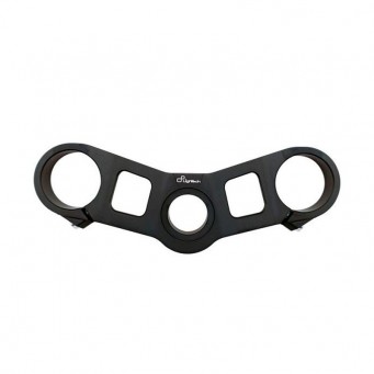 LighTech Schwarze Aluminium-Gabelbrücke oben für RS 660 2020–2023