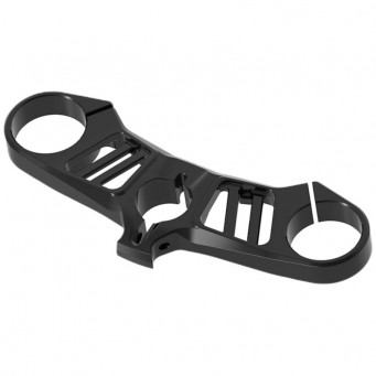 Té de fourche aluminium noir LIGHTECH Panigale V4 