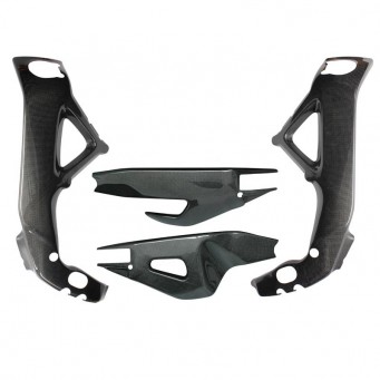 Carbon frame and swingarm covers with chain guard RSV4 1100 Factory 2021- | Tuono V4 2021-
