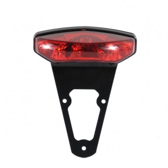 LightTech Universal Taillight with License Plate Bracket, 80 mm Hole Spacing