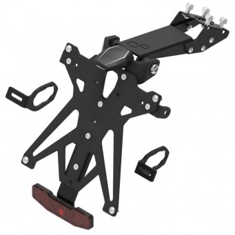 LighTech Adjustable License Plate Bracket for Ninja 125 / Z125 / ZX-4R/RR 2019-2024