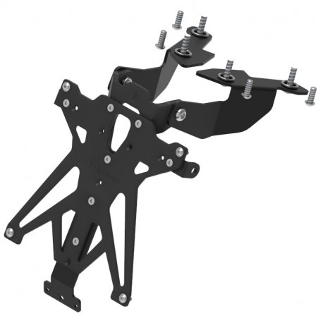 LightTech Adjustable License Plate Bracket for GSX-S750 2017–2021 | GSX-S1000/F 2015–2020