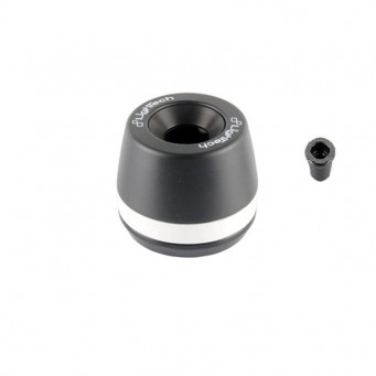 LighTech Bague de protection de cadre Ø 10, amortisseur en caoutchouc noir