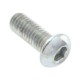 LighTech Button Head Socket Cap Screw Uni7380-10.9 M6x16 (Galvanized White)