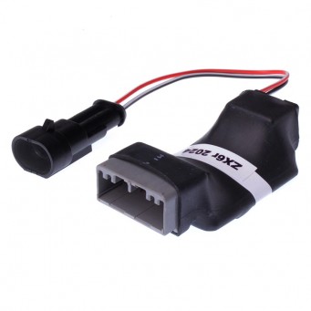 Adaptateur plug & play pour tableau de bord et chronomètre Chrome Lite/Plus I2M ZX6R 636 2024-2025