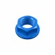 LighTech Machined from solid anodized aluminum swingarm axle nut M20x1.5