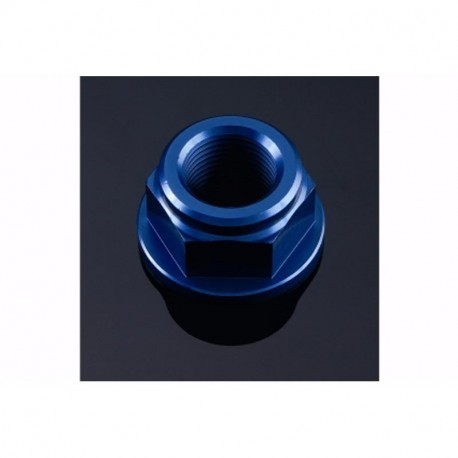 LighTech Schwingenachsenmutter gefertigt aus massivem, eloxiertem Aluminium M18x1,5