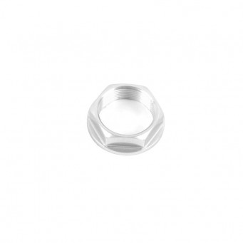 LighTech Schwingenachsenmutter gefertigt aus massivem, eloxiertem Aluminium M25x1,25