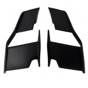 S2 Concept Winglets aus schwarzem Fiberglas für S1000R 2021–2025