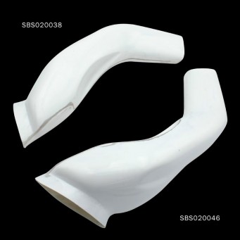 Sebimoto Rennsport-Lufteinlässe aus Fiberglas für GSXR600 2004–2005 | GSXR750 2004–2005