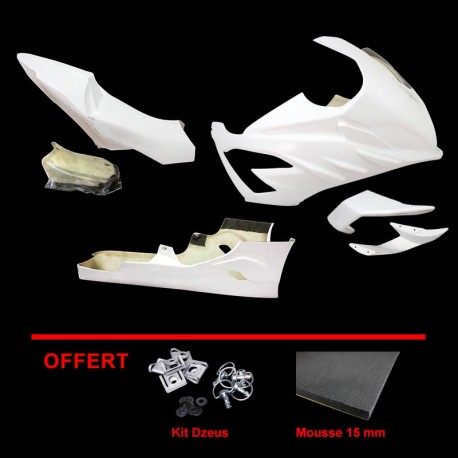Sebimoto Complete racing fiberglass fairing kit for the BMW S1000RR 2023-2024 