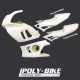 SRT Fairings Komplettes 3-teiliges Rennverkleidungsset aus GFK für CBR 600 F 1995–1996 PC31 SRT FAIRINGS