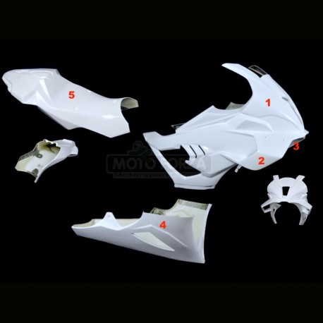 SRT Fairings 5-teiliger Rennverkleidungssatz aus Fiberglas S1000RR 2025–2026