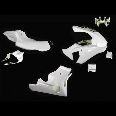 SRT Fairings Komplettes 4-teiliges Rennverkleidungsset aus GFK für R1 2015–2019