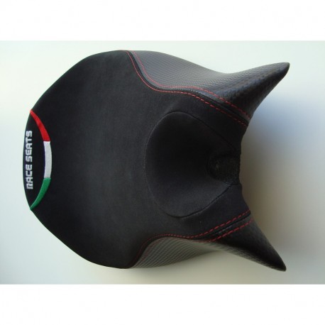 Raceseats Carbon Line seat with carbon-fiber base for Panigale motorcycles series 899 | 959 | 1199 | 1299 