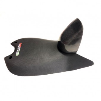 Raceseats with embossed lines and tank extension for Ducati Panigale V4 / V4S / V4R 2018-2021