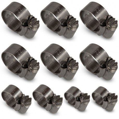 SamcoSport Silicone Radiator Hose Clamps for BMW F800GS 2008-2017