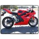 TechSpec Tankgriffe für Triumph 675 Daytona 2006-2012 | Street Triple 2007-2012 (Zentrales Tankpad inklusive)