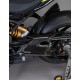 Garde boue arrière carbone brillant LIGHTECH 1200 Speed Triple RR/RS/RX 2021-2025
