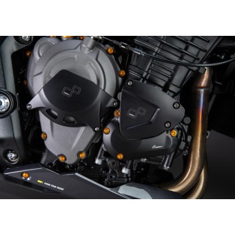 Protection de carter embrayage aluminium taillée masse LIGHTECH 1200 Speed Triple RR/RS/RX 2021-2025