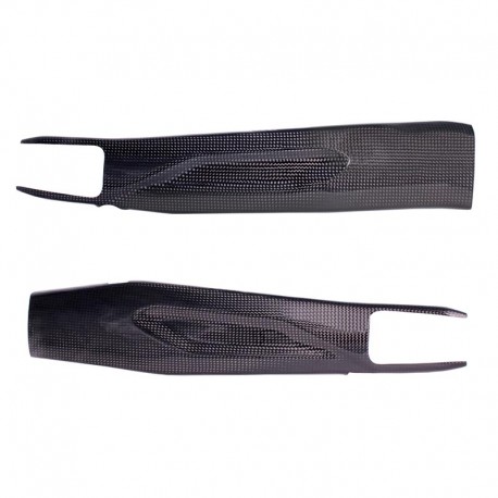 Pair of carbon swingarm protectors for Suzuki GSX-8R/S 2023-2026