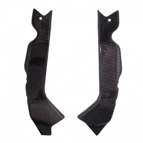 Pair of carbon frame protectors for Suzuki GSX-8R/S 2023-2026