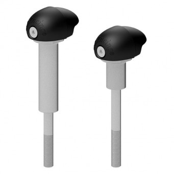 GB Racing Frame Protectors / Crash Pads (Bullet Frame Sliders) Kawasaki ZX-25R 2020-2024 | ZX-4R/RR 2024-2026