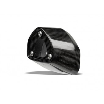 Embout end-cap carbone supérieur pour silencieux Akrapovic R1300GS 2024-2026