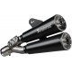 Akrapovic Slip-On Titanium Dual Exhaust System for Yamaha R1200 NineT 2024–2026 | Yamaha R12/G/S 2025–2026
