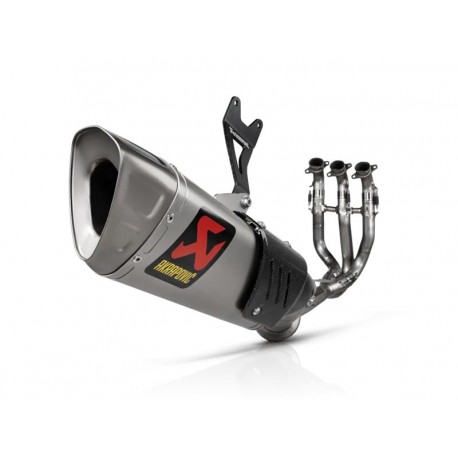 Akrapovic Edelstahl-/Titan-Rennsportauspuffanlage ohne ABE für Triumph 765 Street Triple R/S/RS 2020–2026