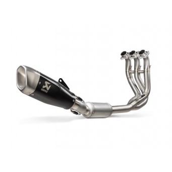 Akrapovic Trident Edelstahl/Titan Rennsportauspuffanlage ohne ABE Triumph 660 2021–2025