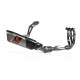 Akrapovic Edelstahl-/Titan-Rennsportauspuffanlage ohne ABE für Triumph 660 Daytona 2024–2026
