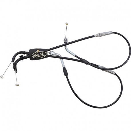 Motion Pro Throttle Cables, Black Vinyl, Push-Pull Set, Rev2, SIW Ducati 848 | 1098 | 1198