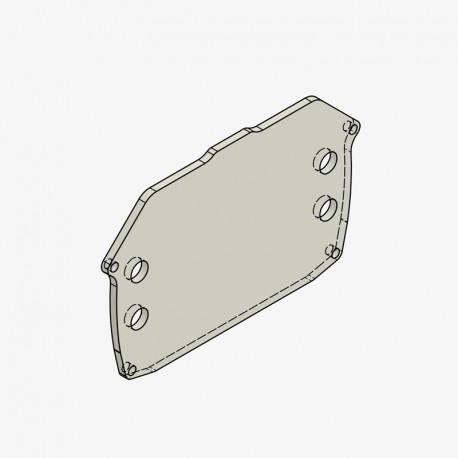 Vitre de remplacement pour Protection de tableau de bord AIM MX-M Bonamici Racing