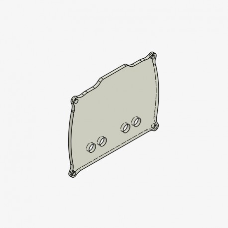 Vitre de remplacement pour Protection de tableau de bord AIM Solo 2 - Solo 2 DL Bonamici Racing