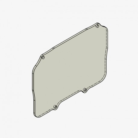 Vitre de remplacement pour Protection de tableau de bord Ecumaster ADU5 2020 Bonamici Racing