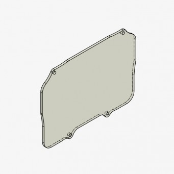 Vitre de remplacement pour Protection de tableau de bord Ecumaster ADU5 2021-2023 Bonamici Racing