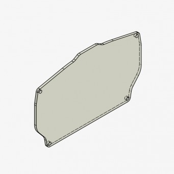 Bonamici Racing Display Schutz Plexiglas Ersatzscheibe Ducati Panigale V2 2020-2024 | Streetfighter V2 2022-2024