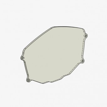 Bonamici Racing Plexiglass screen for dashboard protection Aprilia RSV4 | TUONO V4 2017-2020