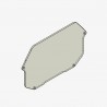 Bonamici Racing Plexiglass screen for dashboard protection Yamaha YZF-R7 2021-2025