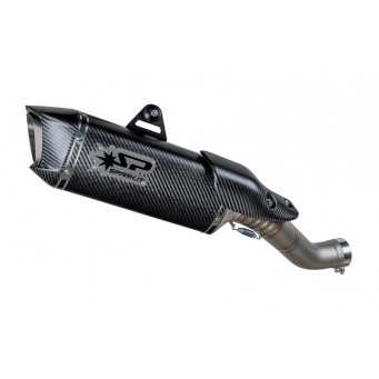 Demi-Ligne racing titane/carbone silencieux Force EVO SPARK RSV4,Tuono V4 2017-2026